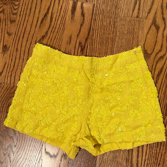 French Connection sequin shorts- like new, size 4 - Picture 7 of 8